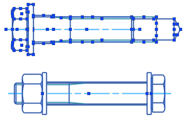 Sposoby umieszczania obiektów na rysunku CAD