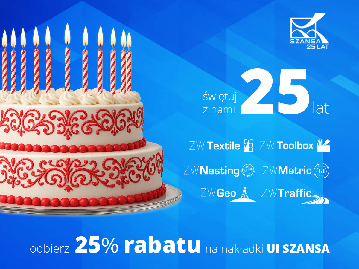 25% rabatu na 25 lat działania firmy