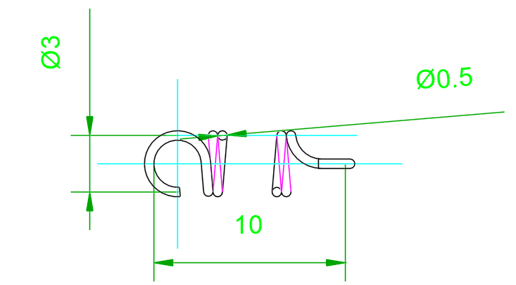 Wstawiona część do rysunku CAD