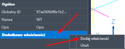 Dodawanie właściwości do modelu