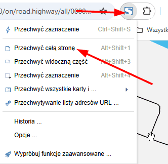 Widok na wtyczkę FireShot w przeglądarce