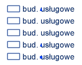 Gotowy szyk prostokątny legendy