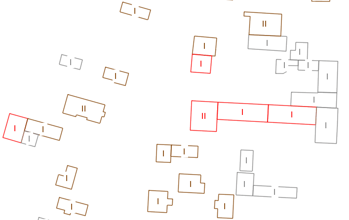 Podmieniony tekst ilości kondygnacji na rysunku CAD