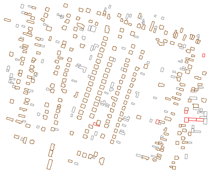 Podzielone budynki zgodnie ze swoim przeznaczeniem