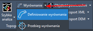 Definiowanie wyrównania w SPCADzie