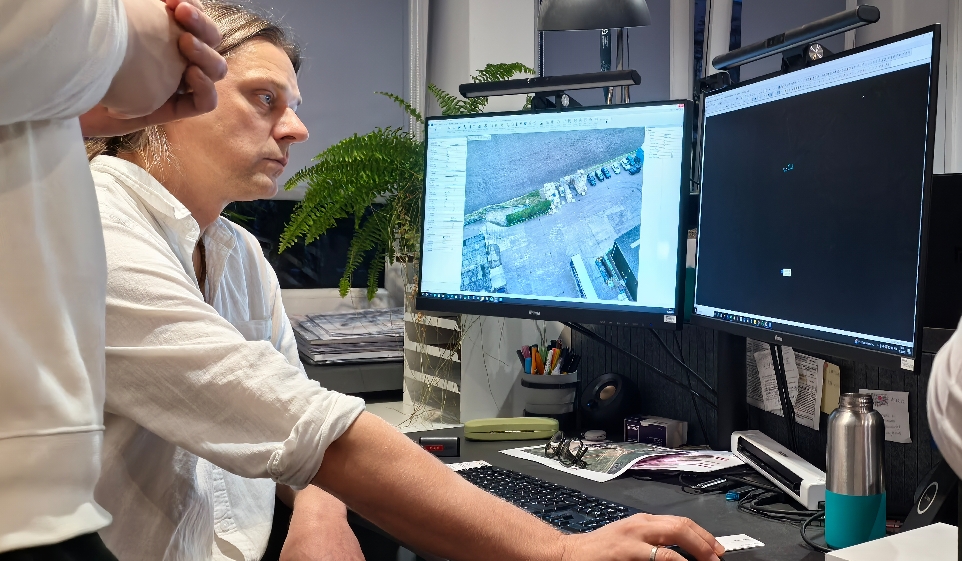 Praca na chmurach punktów