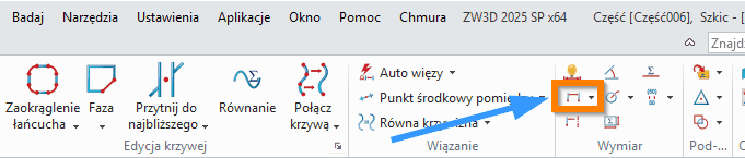 Szkic Liniowy wstążka