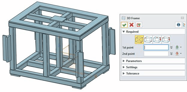 Narzędzie do tworzenia ramy 3D