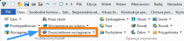 Operacje Dwusciezkowe wyciagniecie wstazka