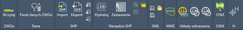 Panel ZWGIS w darmowej wersji